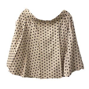 JCrew polka dot mini skirt